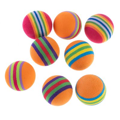 zooplus Basics Foam Ball Set for Cats Set of 8