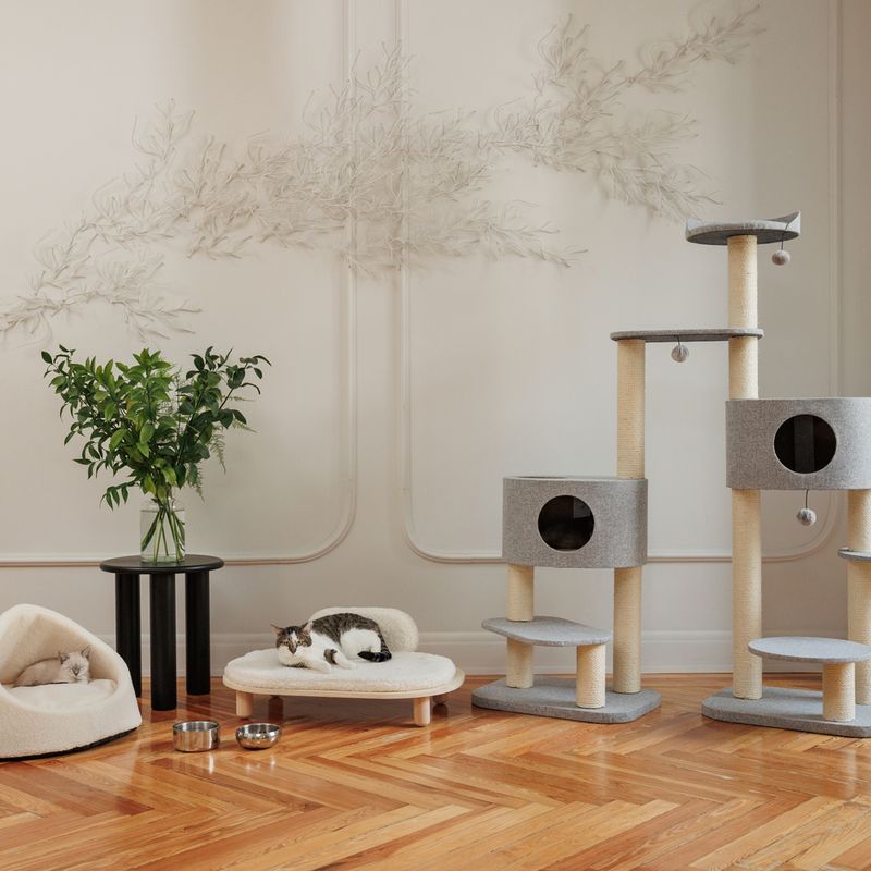 Modern Living Pisa Cat Bed 60 x 34cm (Diameter x Height)