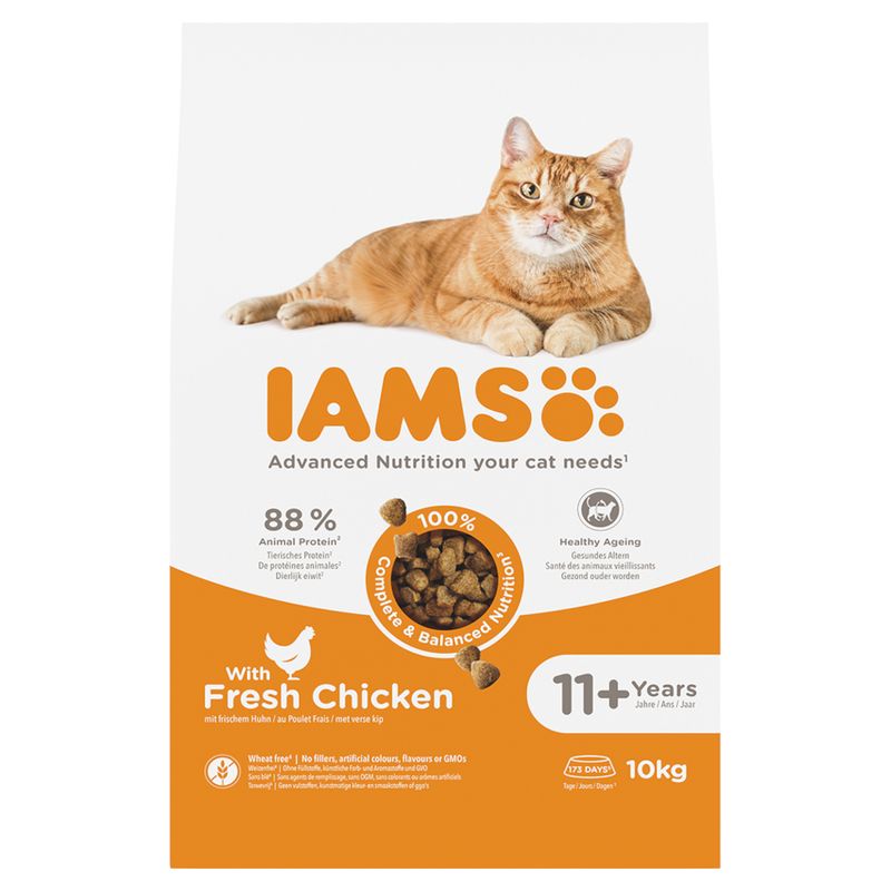 IAMS Advanced Nutrition Senior Cat 11+ with Chicken 3kg