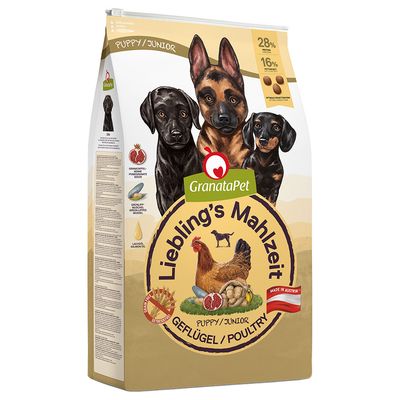 GranataPet Liebling's Mahlzeit Junior Poultry 10kg