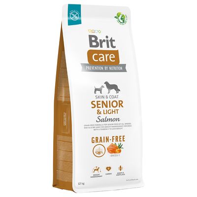Brit Care Dog Grain-free Senior & Light Salmon & Potato 3kg