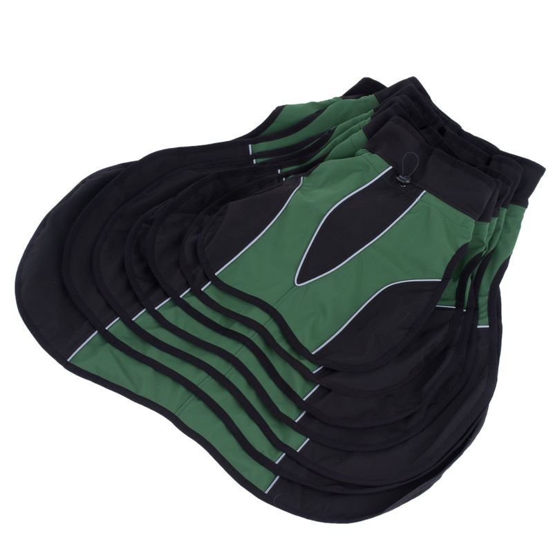 Soft Shell Dog Coat - Green Approx. 30cm Back Length