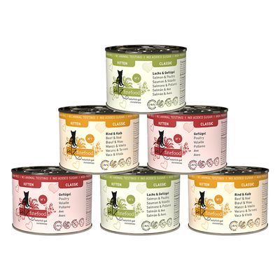 catz finefood Kitten 6 x 200g 6 x 200g (3 Varieties)