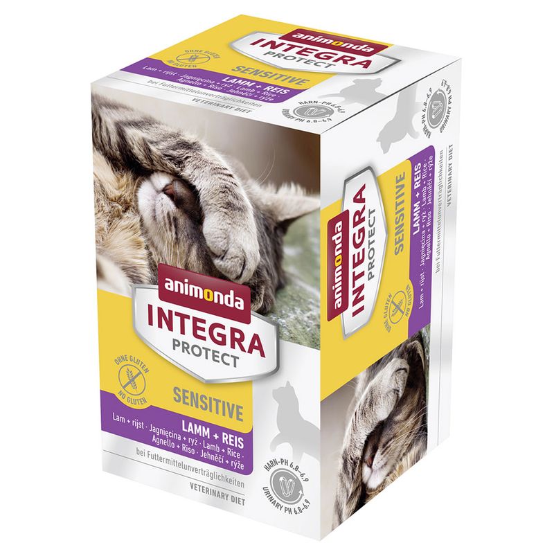 animonda Integra Protect Sensitive 6 x 100g Lamb & Rice