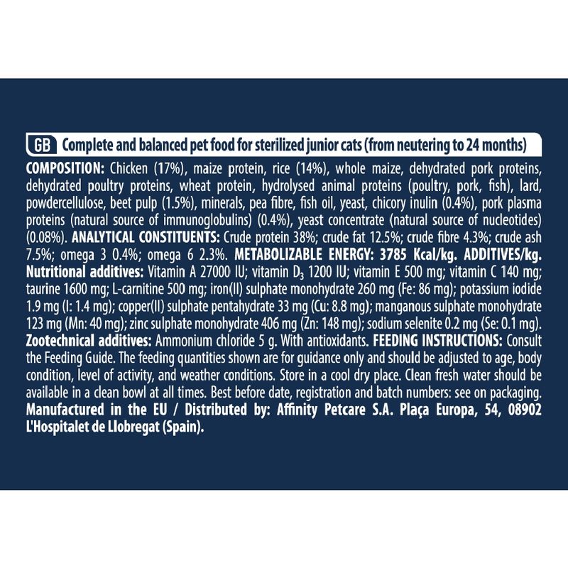 Affinity Advance Sterilised Junior with Chicken 1.5kg