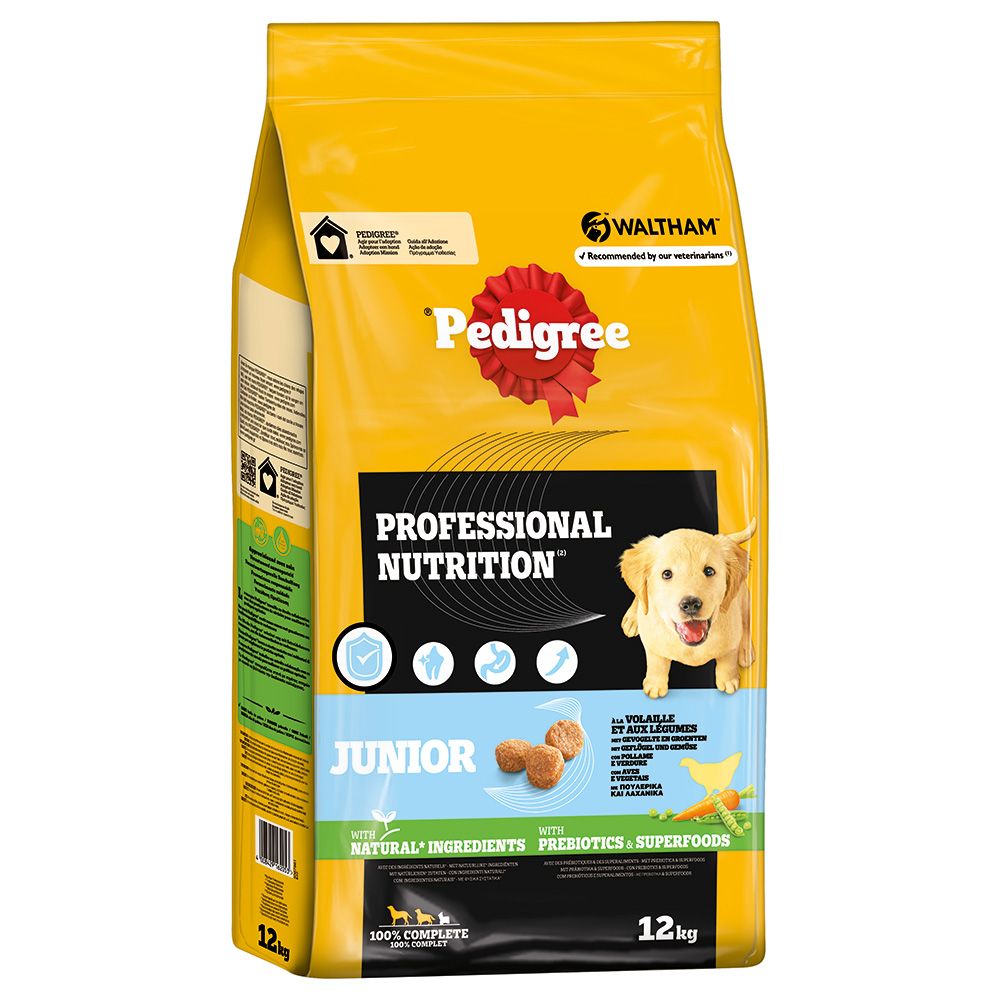 Pedigree Professional Nutrition Junior with Poultry & Vegetables 12kg