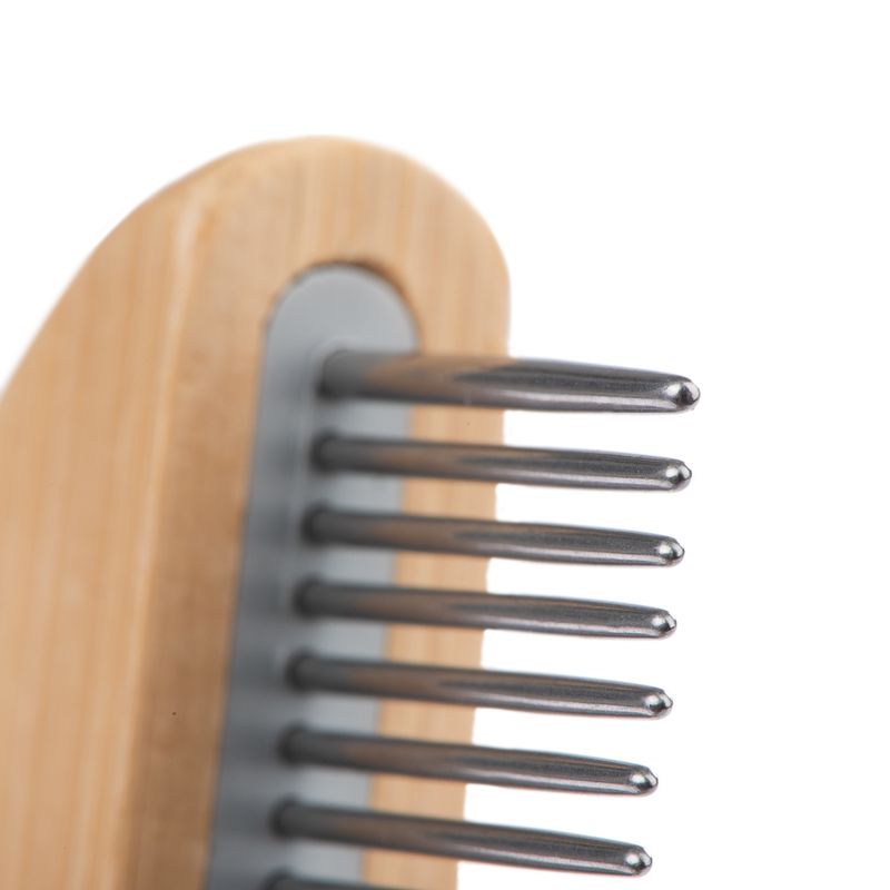 kooa Bamboo Comb with Rotating Pins 21.5 x 5.5cm (L x W)