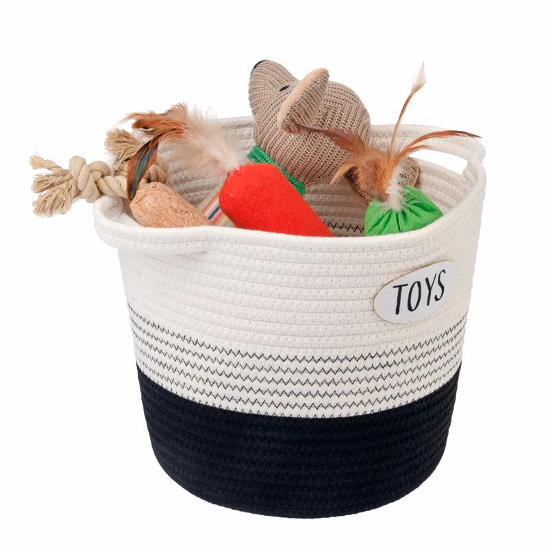 TIAKI Toy Storage Basket Diameter 27 x H 24 cm