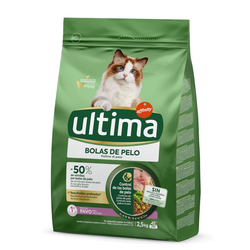 Ultima Hairball Control - Turkey & Rice 7.5kg
