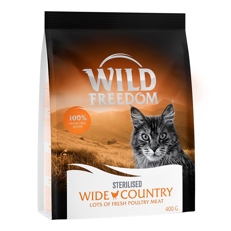 3 x 400g Wild Freedom Dry Cat Food - Try Now! Adult \