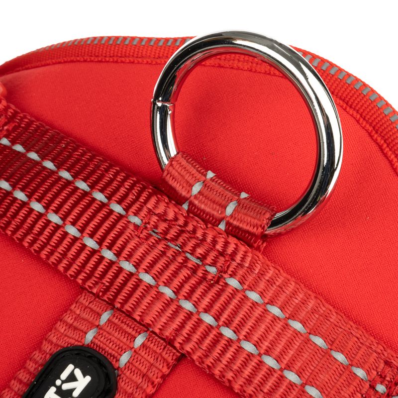 TIAKI Harness Neoprene - Red Size S: 32 - 56 cm chest circumference