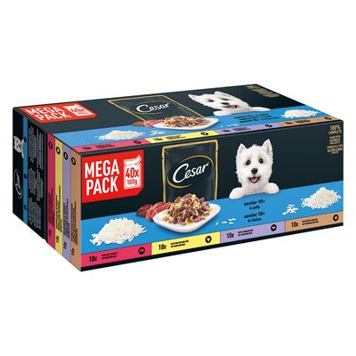 Cesar Pouches in Jelly Senior 10+ 40 x 100g