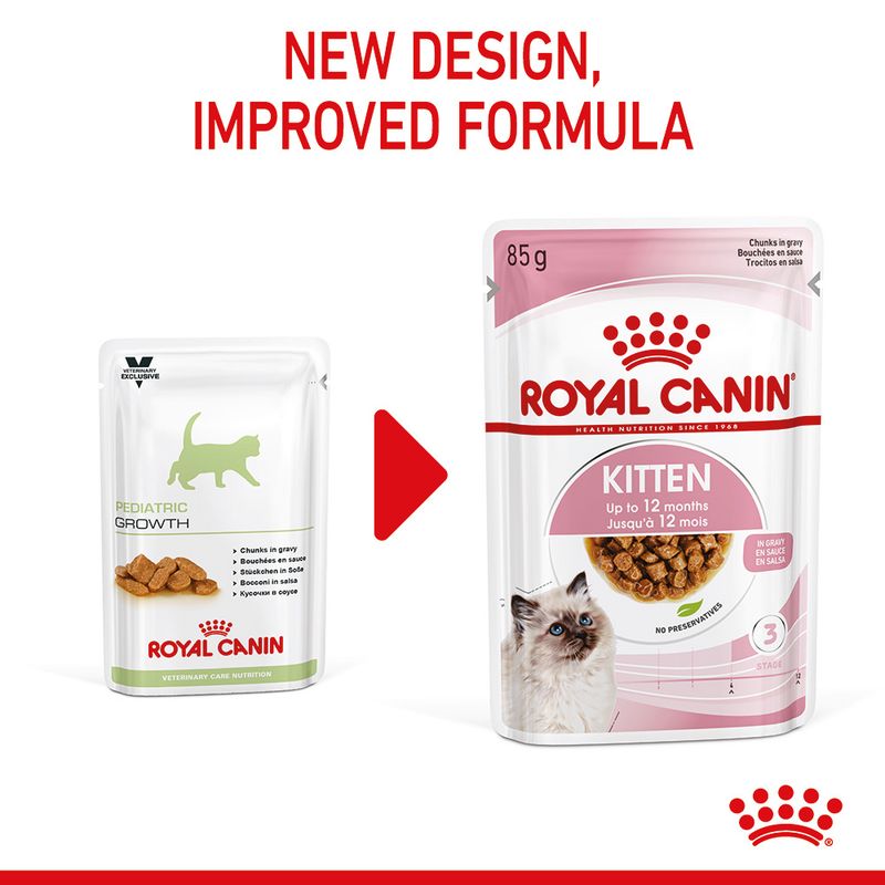 Royal Canin Kitten in Gravy 12 x 85g