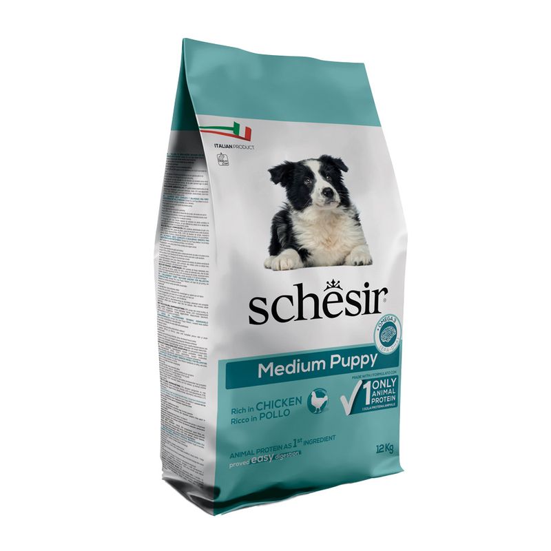 Schesir Dog Medium Puppy with Chicken 12kg