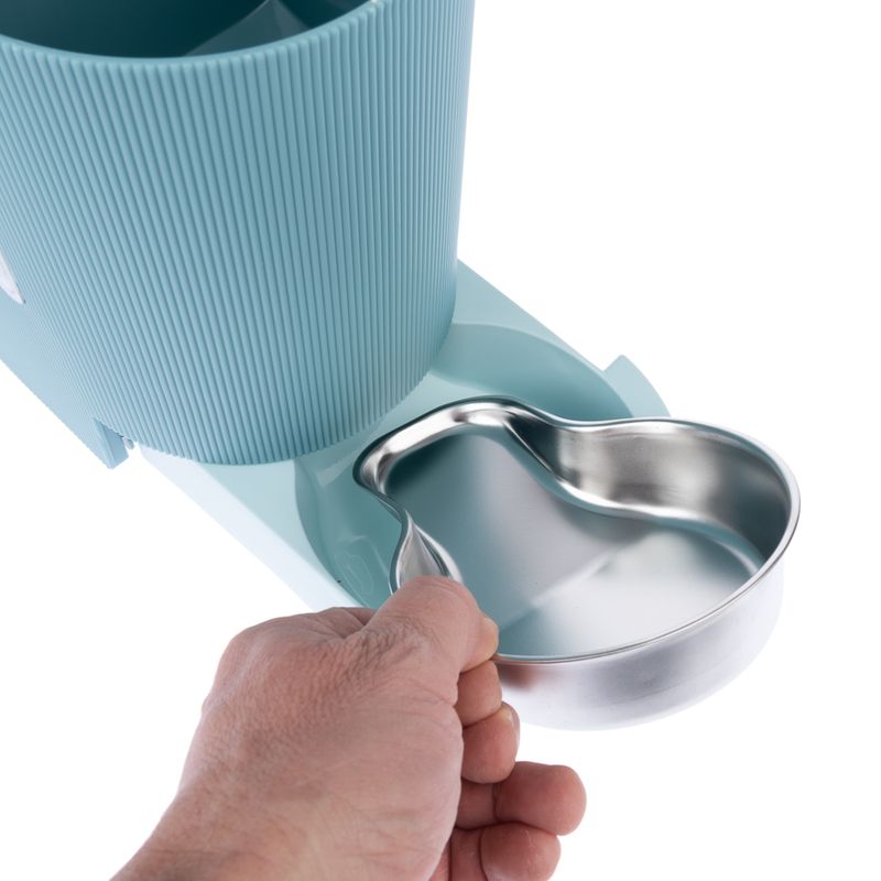 TIAKI Light Blue Food and Water Dispenser Up to 1.3kg Dry Food & 3L Water