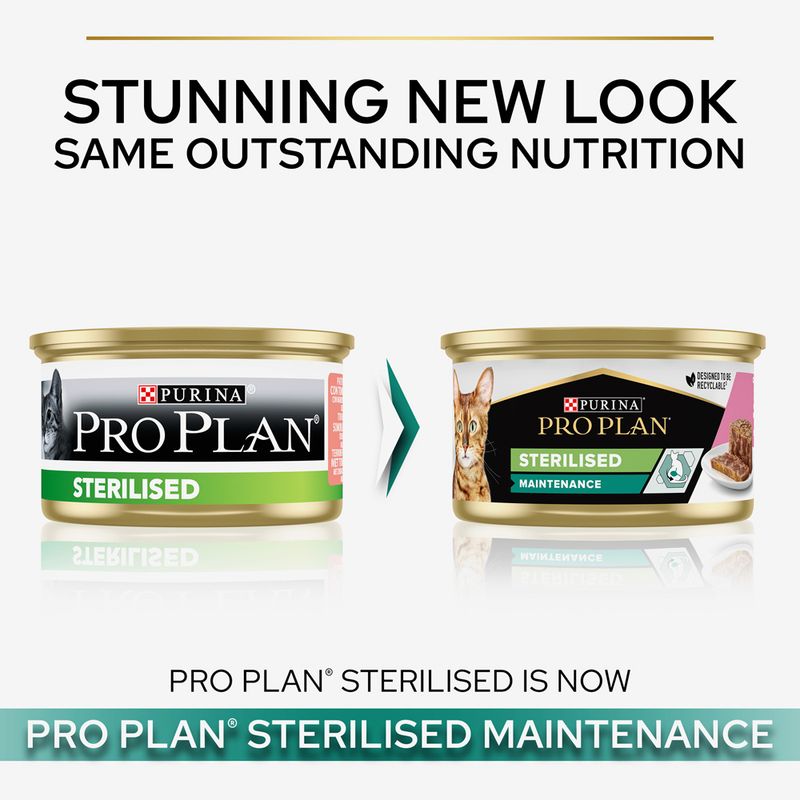 PURINA PRO PLAN Cat Sterilised Maintenance Tuna & Salmon 12 x 85g
