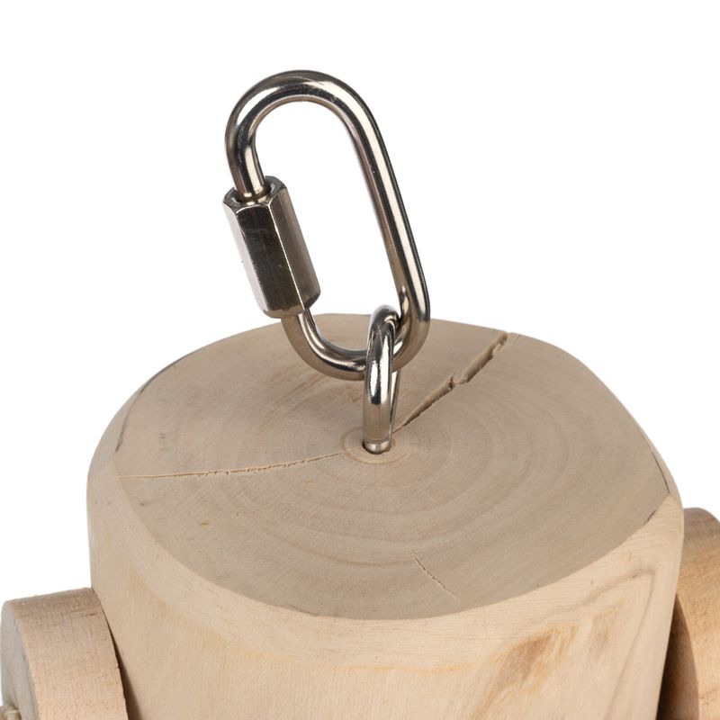 TIAKI XL Java Wood Perch Station Swing 51 x 25 x 19cm (L x W x H)