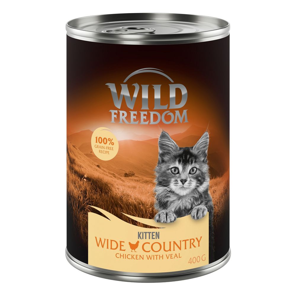 Wild Freedom Kitten 6 x 400g Great Desert - Turkey & Chicken