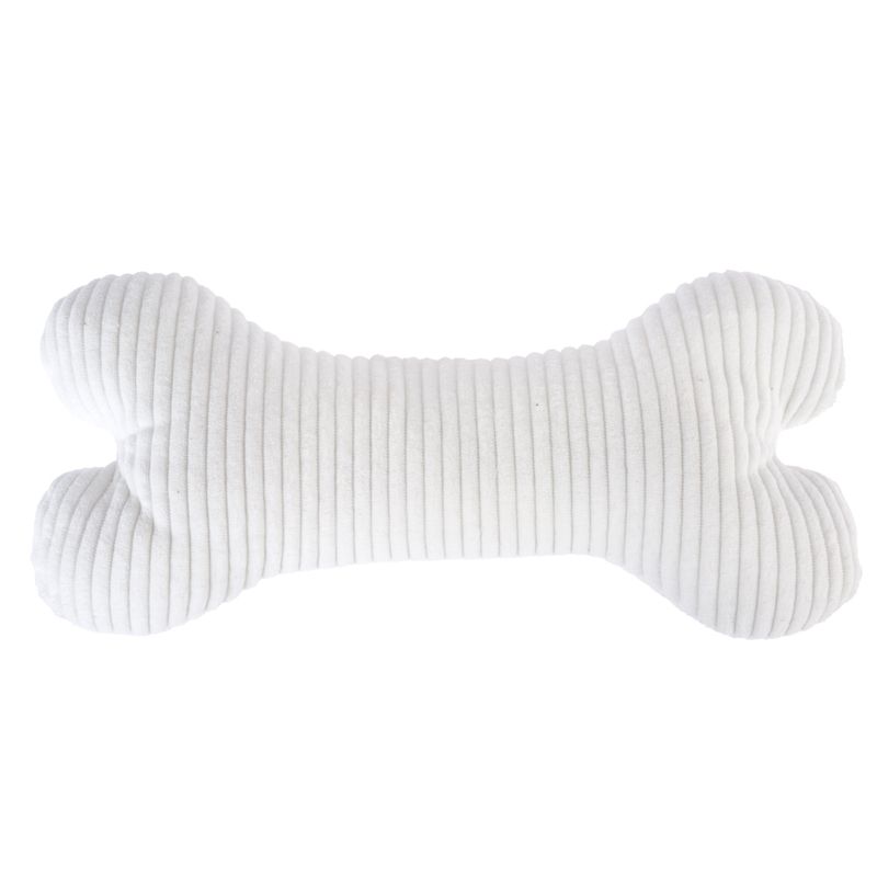 TIAKI Plush Bone with L Initial 26 x 12 x 5.5cm (L x W x H)
