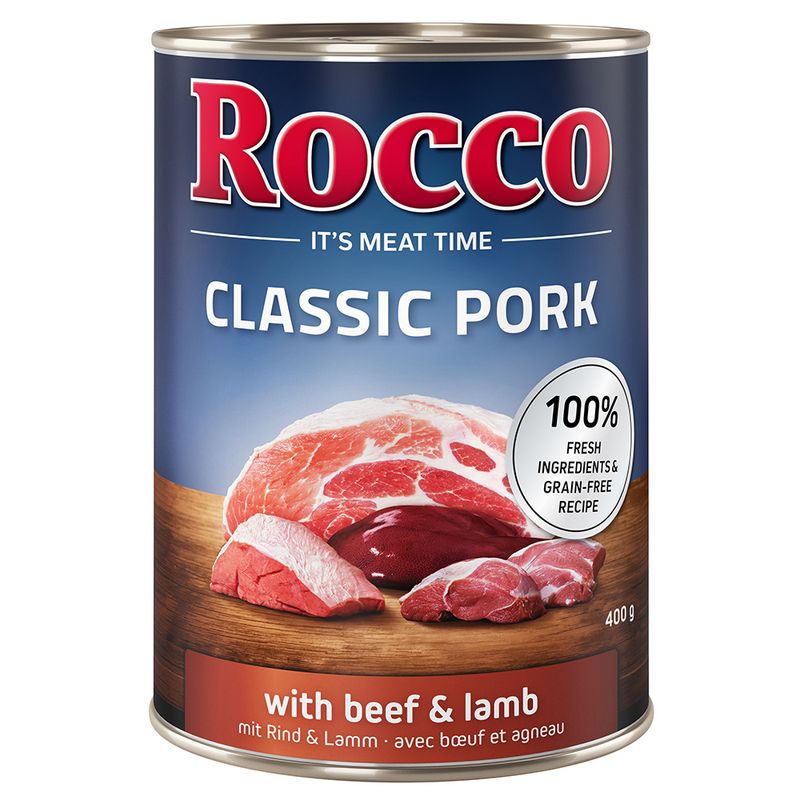 Rocco Classic Pork Saver Pack 24 x 400g Mixed Pack (6 Varieties)