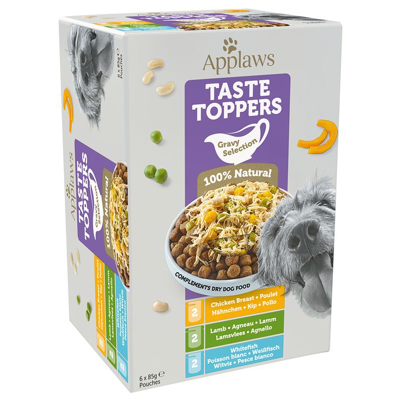 Applaws Taste Toppers Trial Pack 6 x 85g Broth Trial Pack