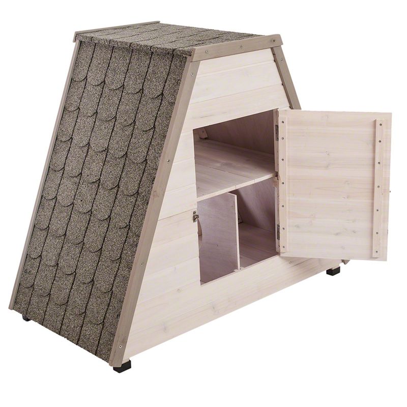 Madeira Cat House 90 x 50 x 75 cm (L x W x H)