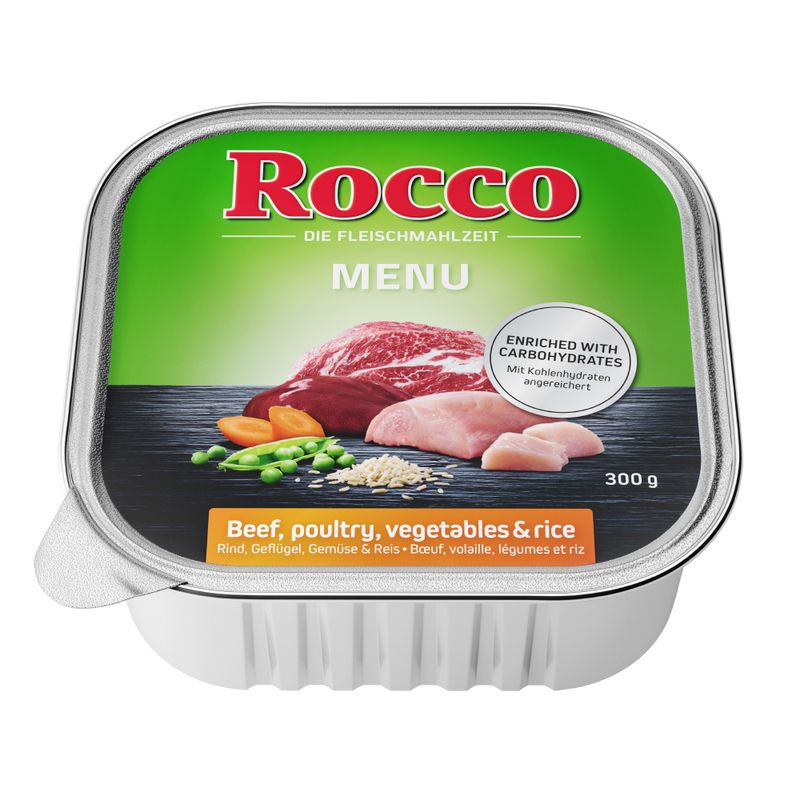 Rocco Menu Trays 9 x 300g Menu Mix 1: Beef, Poultry, Lamb