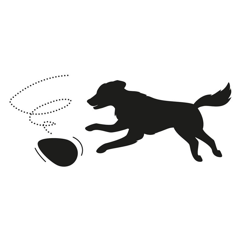 Flamingo Ovo Bouncing Egg Dog Toy – Red S: 8 x 12.5cm (diameter x H)