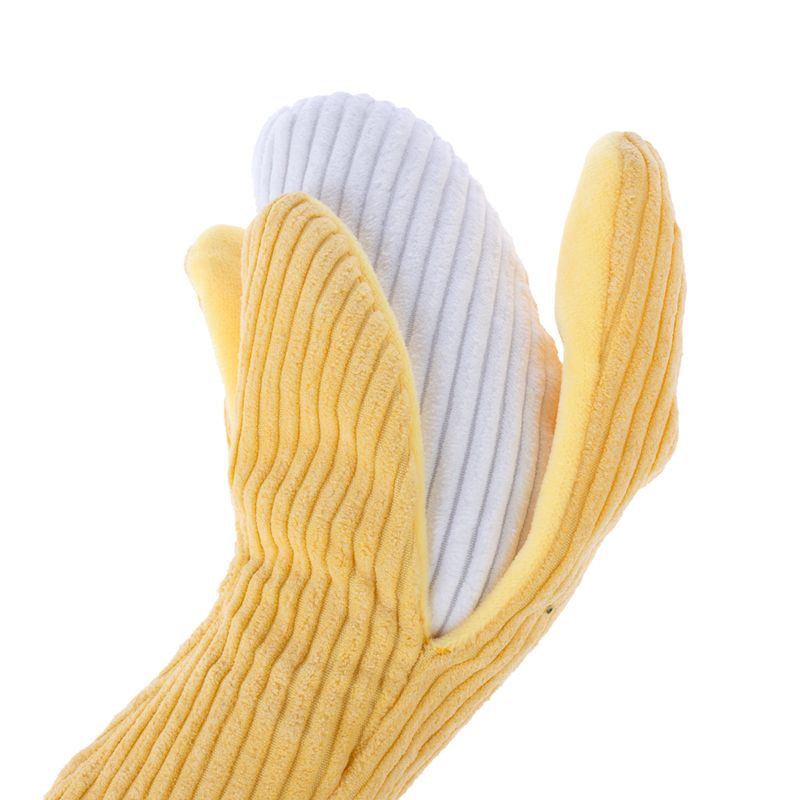 TIAKI Happy Banana Plush Dog Toy approx. 20 x 6.5 cm (L x W)