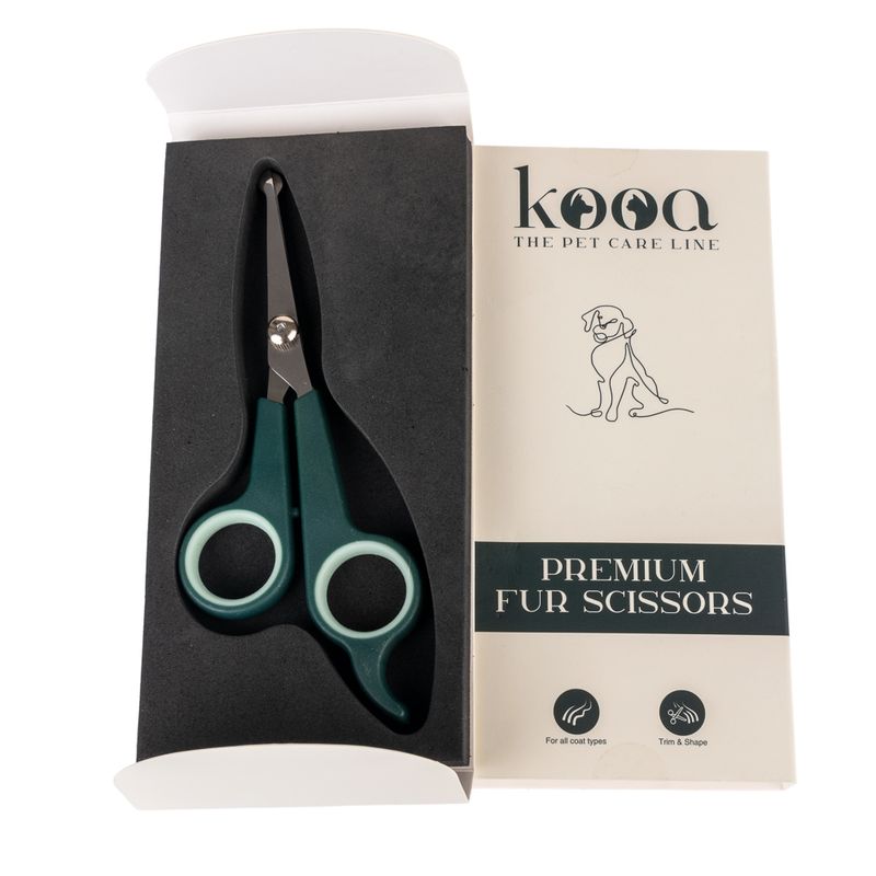 kooa Premium Fur Scissors approx. 16 x 7 x 0.8 cm (L x W x H)
