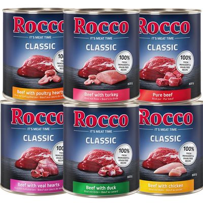 Rocco Classic Saver Pack 24 x 800g Mixed Pack I (6 Varieties)