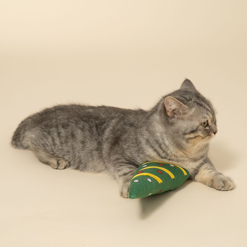 TIAKI Christmas Tree with Ribbon Cat Toy 42 x 10 x 5 cm (L x W x H)