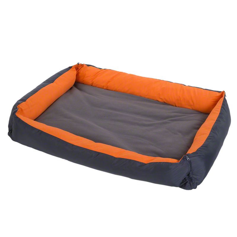 Variable dog bed, orange L: 110 x 80 cm (L x W)