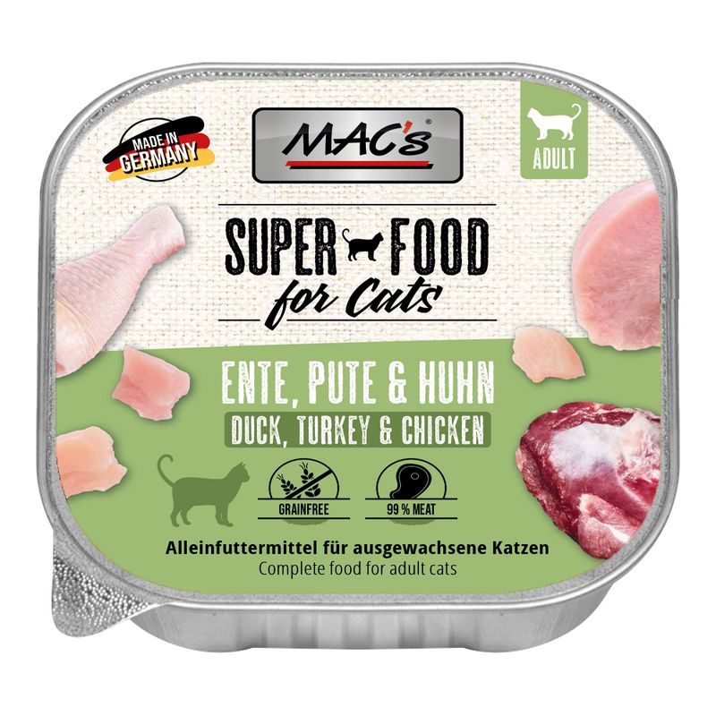 MAC’s Cat Trays 16 x 100g Pure Chicken