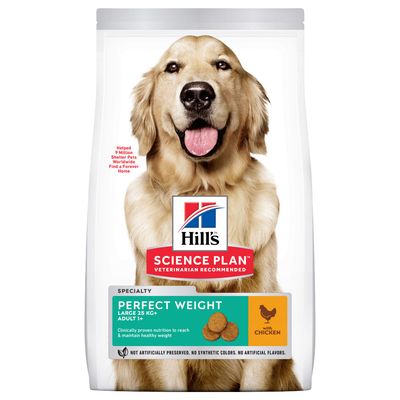 Hill's Science Plan Adult 1+ Perfect Weight Large Breed with Chicken 12kg