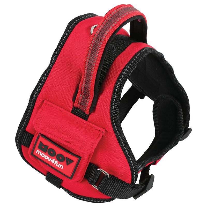 Zolux Moov Comfort Adjustable Dog Harness – Red Size S: 50 - 66cm chest girth
