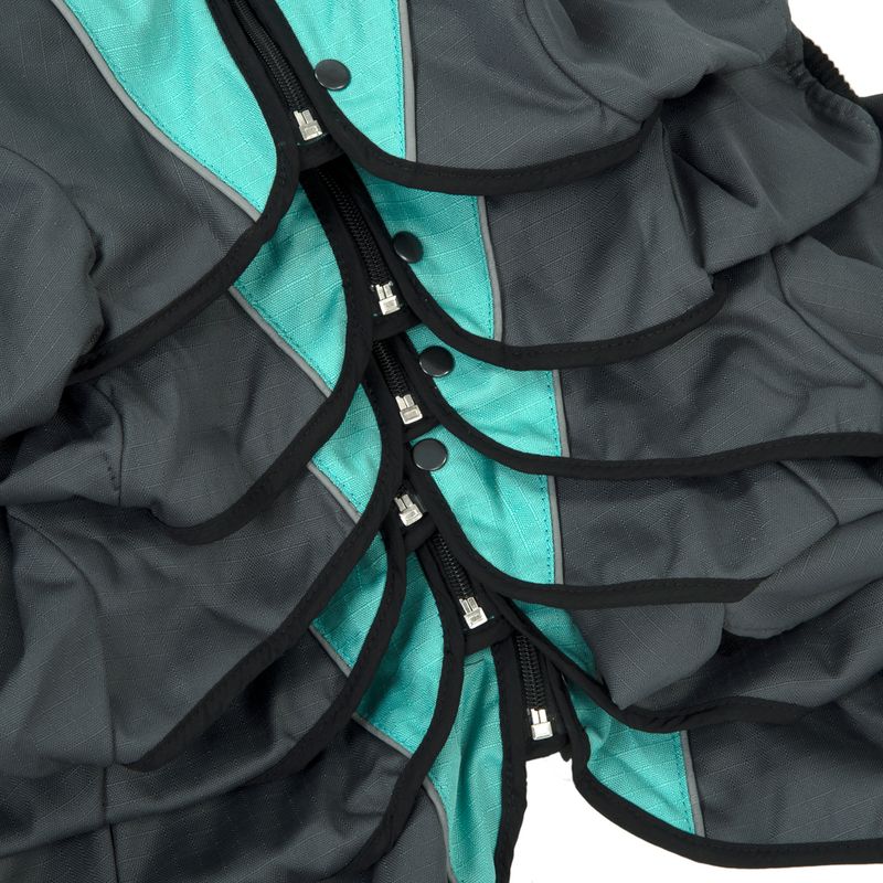 Dog Overall Mint Size M: 30cm Zip Length