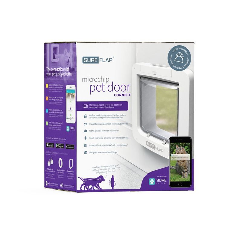 SureFlap Microchip Pet Door Connect White Pet Door