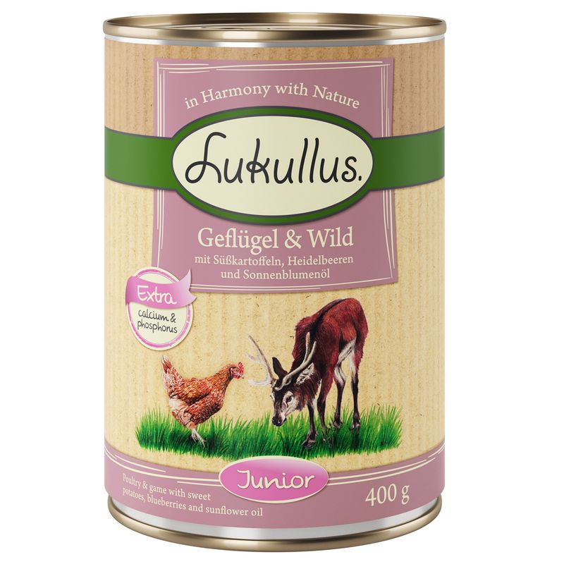 Lukullus Junior Saver Pack 24 x 400g Mixed Pack 1