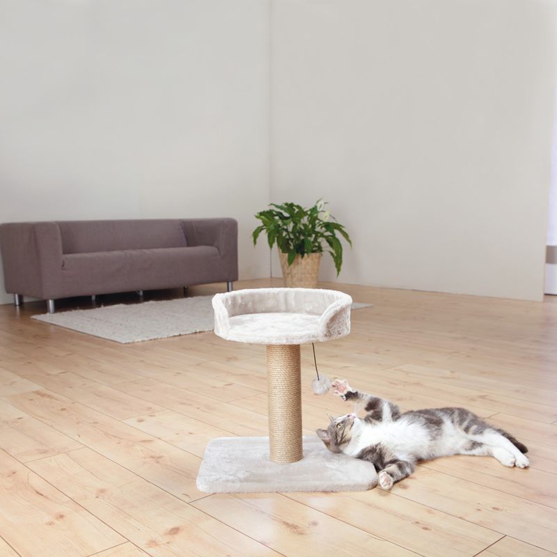 Trixie Mica Scratching Post Light Grey