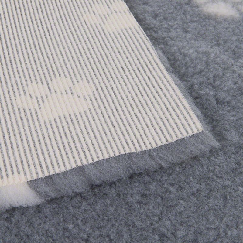 Vetbed® Isobed SL grey with hearts and paws 75 x 50 cm (L x W)
