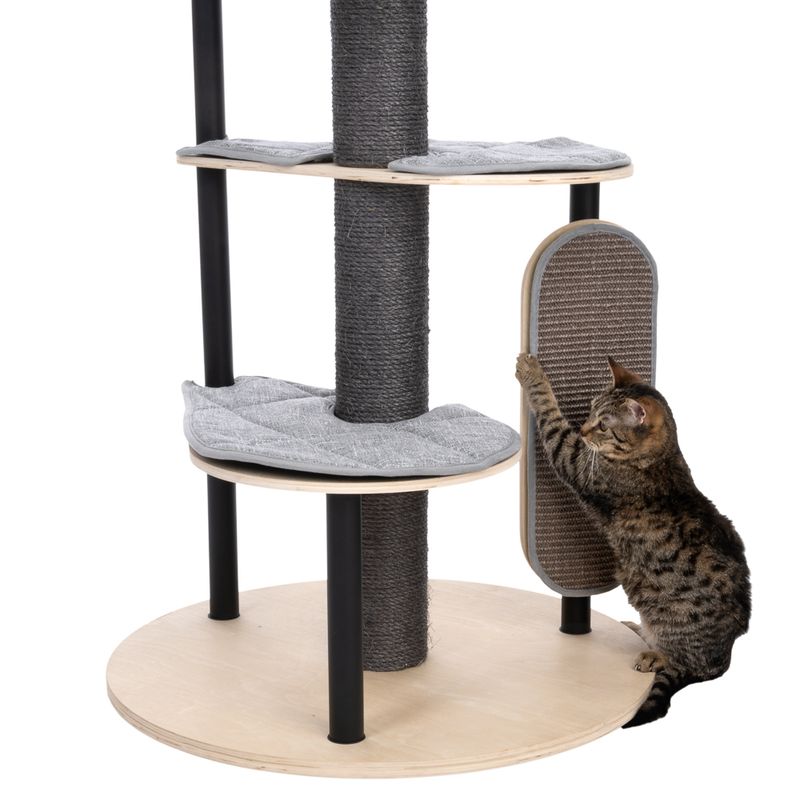 Modern Living Moraira Scratching Post Natural / dark grey