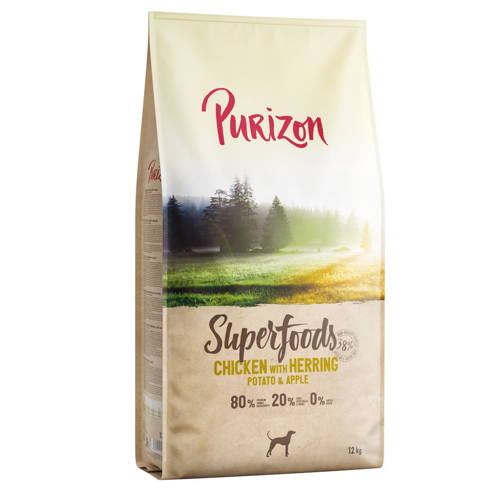 Purizon Superfoods Chicken with Herring, Potatoes & Apples 12kg