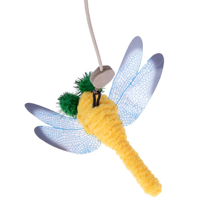 TIAKI Dragonfly Cat Dangler Toy with LED Pointer 1 Dangler Toy