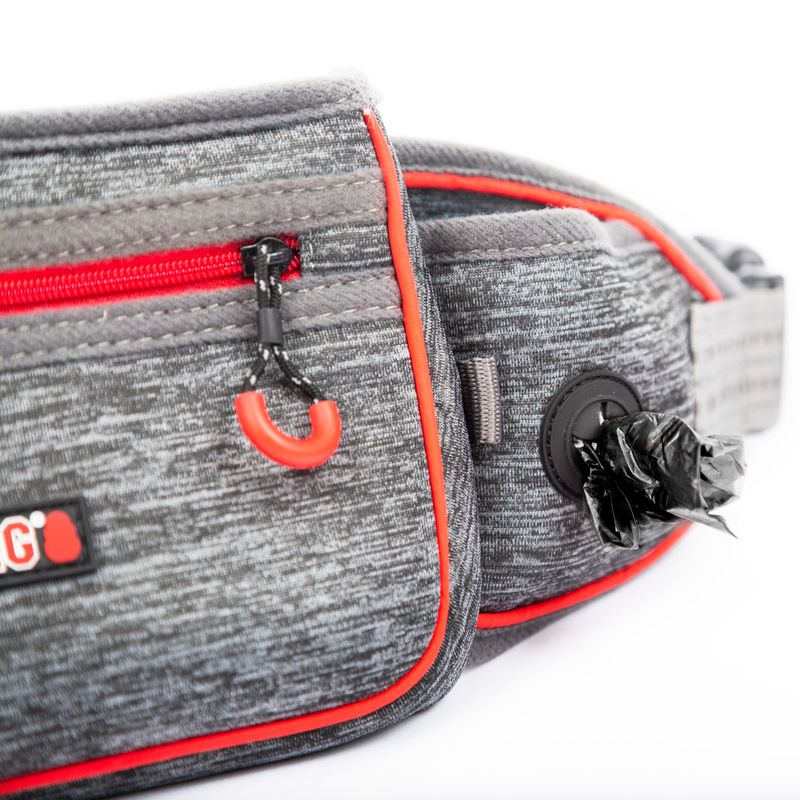 KONG OUTERWEAR Hip Bag Grey Belt adjustable from 86 - 127cm