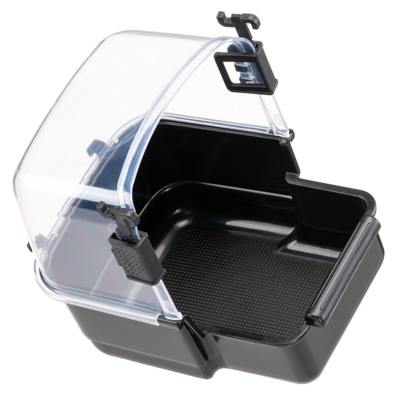 Ferplast Large Parakeet Bird Bath, black L 19 x W 23 x H 22 cm