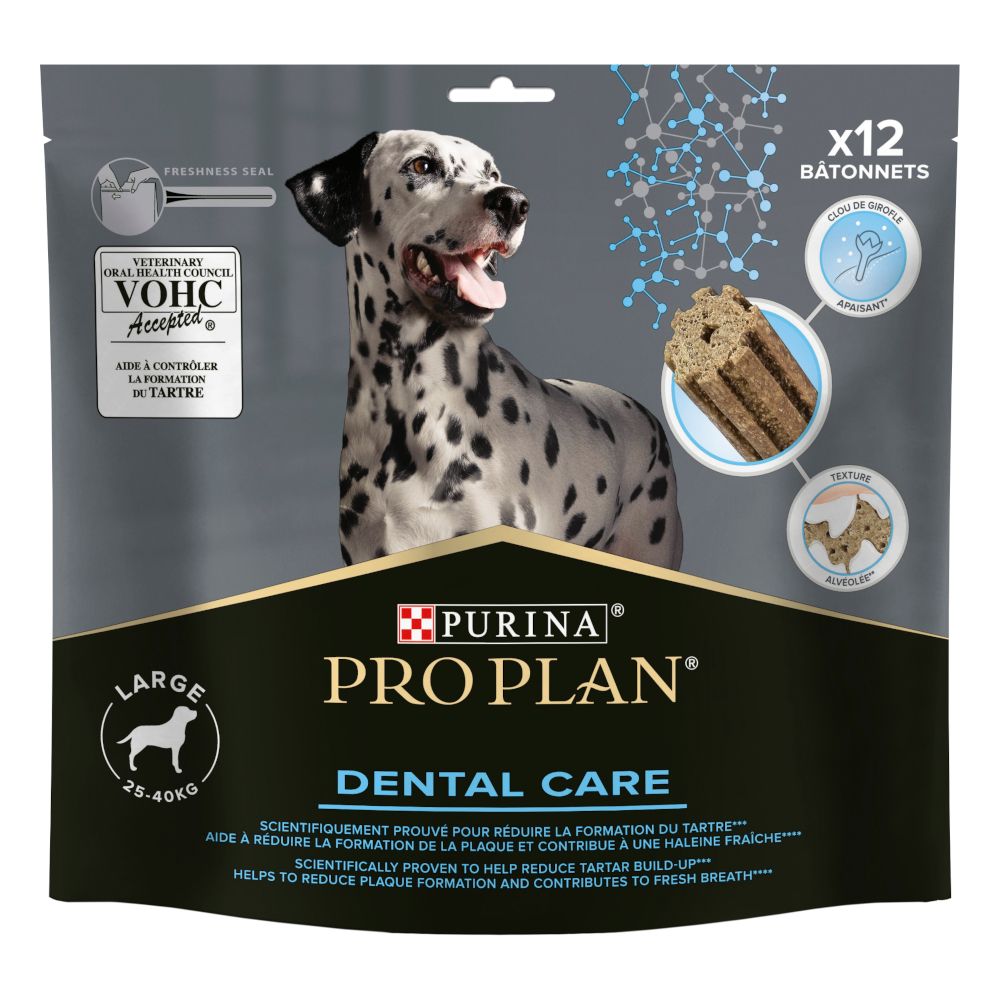 PURINA PRO PLAN Dental Care for Large Dogs (25 - 40kg) 426g (12 Sticks)