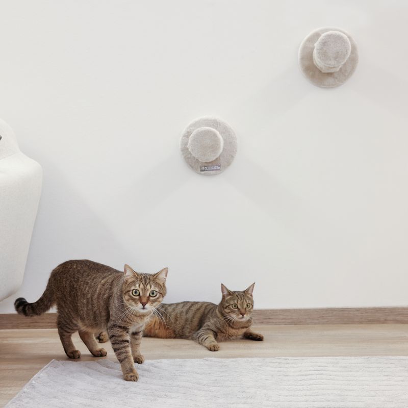 Kerbl Pet Climbing Wall Matterhorn for Cats - Beige Beige - 6-piece Set