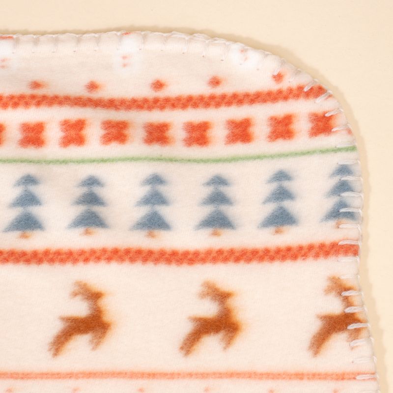 TIAKI Cosy Blanket with Nordic Winter Pattern Size S: 100 x 70 cm (L x W)