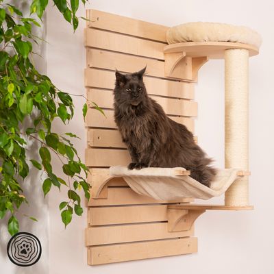 Natural Paradise Wall Scratching Board - Dahlia Cream